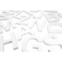 3D Buchstaben pu stoßfest Grand Decor 200mm Höhe a bis z: p - 150 mm von GRAND DECOR