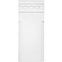 Pilaster 110x20mm Wandreliefe Stuckdekor aus PU - stoßfest Grand Decor PL250: Basis von GRAND DECOR