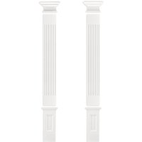 Pilaster 197x20mm Wandreliefe Stuckdekor aus PU - stoßfest Grand Decor PL275: Kapitell von GRAND DECOR