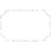 Wand- und Deckenumrandung Fries Stuck PU stoßfest CR720/A: Segment CR720A - 320 x 313 x 25 mm von GRAND DECOR