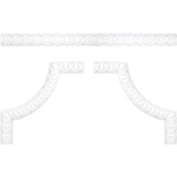 Grand Decor - Wand- und Deckenumrandung Fries Stuck pu stoßfest CR906/B:Segment CR906B - 220 x 220 x 10 mm von GRAND DECOR