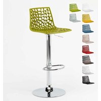 Barhocker mit Fußstütze Hoch Drehbar Höhenverstellbar für Küche Bar Grand Soleil Spider - Grün von GRAND SOLEIL