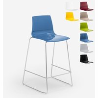 Grand Soleil Design Hocker Bar Küche 64 cm Design Mini Imola - Blau von GRAND SOLEIL