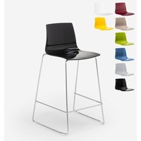 Grand Soleil Design Hocker Bar Küche 64 cm Design Mini Imola - Schwarz von GRAND SOLEIL