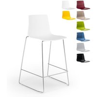 Grand Soleil Design Hocker Bar Küche 64 cm Design Mini Imola - Weiß von GRAND SOLEIL