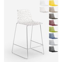 Grand Soleil Design Hocker für Küchenbar 64cm Mini Spider - Transparent von GRAND SOLEIL