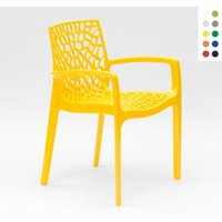 Grand Soleil Gruvyer Arm Polypropylen Stühle mit Armlehnen Garten Bar - Gelb Grand Soleil Gruvyer Arm Polypropylen Stühle mit Armlehnen Garten Bar - Gelb von GRAND SOLEIL