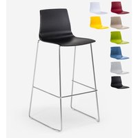 Grand Soleil Küchenbarhocker 74 cm Design Imola Slitta - Schwarz von GRAND SOLEIL