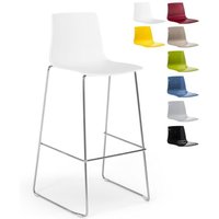 Grand Soleil Küchenbarhocker 74 cm Design Imola Slitta - Weiß Grand Soleil Küchenbarhocker 74 cm Design Imola Slitta - Weiß von GRAND SOLEIL