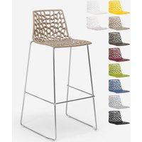 Grand Soleil Küchenbarhocker 74 cm design Spider Slitta - Beige Grand Soleil Küchenbarhocker 74 cm design Spider Slitta - Beige von GRAND SOLEIL