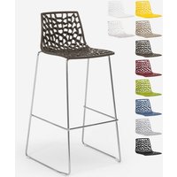 Grand Soleil Küchenbarhocker 74 cm design Spider Slitta - Braun von GRAND SOLEIL