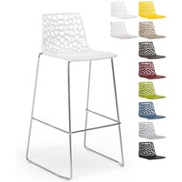 Grand Soleil Küchenbarhocker 74 cm design Spider Slitta - Weiß Grand Soleil Küchenbarhocker 74 cm design Spider Slitta - Weiß von GRAND SOLEIL