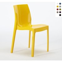 Ice Grand Soleil stapelbare Küchen- und Barstühle aus Polypropylen - Gelb von GRAND SOLEIL