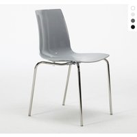 Lollipop Grand Soleil Stühle Barstuhl Küche Stahlbeine Stapelbar - Grau Lollipop Grand Soleil Stühle Barstuhl Küche Stahlbeine Stapelbar - Grau von GRAND SOLEIL