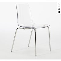 Lollipop Grand Soleil Stühle Barstuhl Küche Stahlbeine Stapelbar - Transparent Lollipop Grand Soleil Stühle Barstuhl Küche Stahlbeine Stapelbar - Transparent von GRAND SOLEIL