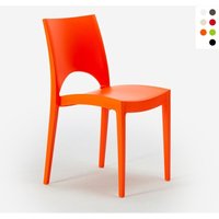 Paris Grand Soleil Stühle für Küche Zuhause Bar Polypropylen stapelbar - Orange Paris Grand Soleil Stühle für Küche Zuhause Bar Polypropylen stapelbar - Orange von GRAND SOLEIL