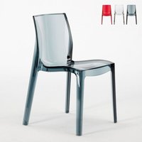 Stühle Küchenstuhl Esstischstuhl Esszimmerstuhl Grand Soleil Femme Fatale Made In Italy - Transparent Schwarz Anthrazit Stühle Küchenstuhl Esstischstuhl Esszimmerstuhl Grand Soleil Femme Fatale Made In Italy - Transparent Schwarz Anthrazit von GRAND SOLEIL