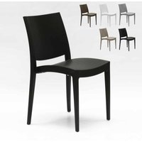 Stuhl aus Polypropylen für Küche, Bar und Restaurant Grand Soleil Trieste - Schwarz von GRAND SOLEIL