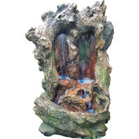 Granimex Gmbh - Granimex Taki Polystone Wasserfall mit Pumpe und LED-Beleuchtung Zierbrunnen Wasserspiel 99x48x60 cm von GRANIMEX GMBH