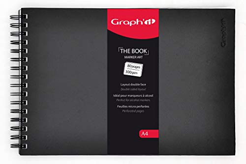 GRAPH'IT The Book, weiß, A4 Blatt Weiß von GRAPH'IT