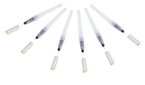 Graph'it Fill'it Set mit 6 Pinseln für Tank 8 ml, transparent, Medium, 6 Stück von GRAPH'IT