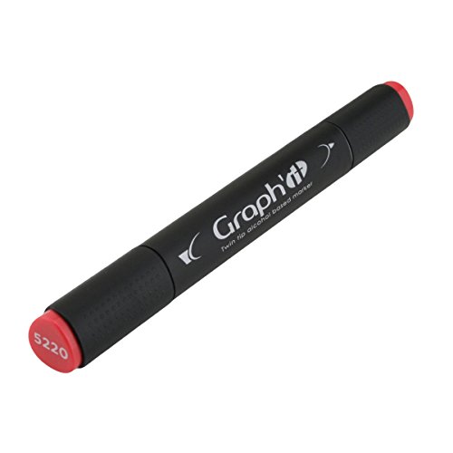 Graphit Twin Tip Art and Design Marker Pen - 5220 Tomato von GRAPH'IT