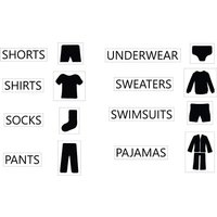 Kommoden-Aufkleber - Kleidungsetiketten Kommodenetiketten Kinderetiketten Schubladenetiketten Jungenzimmeraufkleber Etiketten Organisieren von GRAPHECS