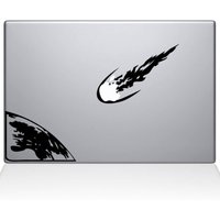 Meteor, Erde Vinyl Aufkleber Platz Universum Feurigen Laptop Macbook Zimmer Dekoration von GRAPHECS