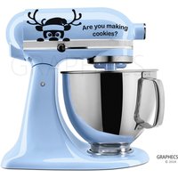 Rentier Spähen Für Küche Mixer Vinyl Aufkleber Sticker Backen Cookies Home Dekor von GRAPHECS