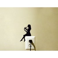 Spielen Waldhorn Lichtschalter Instrument Musik Vinyl Aufkleber von GRAPHECS