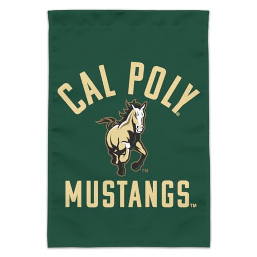 Cal Poly Mustangs Logo Gartenflagge (Mast nicht im Lieferumfang enthalten) von GRAPHICS & MORE