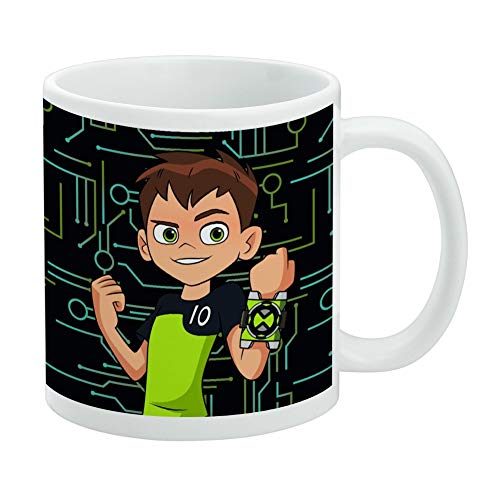 GRAPHICS & MORE Ben 10 Ben Tennyson Keramik-Kaffeetasse, originelles Geschenk für Kaffee, Tee und heiße Getränke, 325 ml, Weiß GRAPHICS & MORE Ben 10 Ben Tennyson Keramik-Kaffeetasse, originelles Geschenk für Kaffee, Tee und heiße Getränke, 325 ml, Weiß von GRAPHICS & MORE
