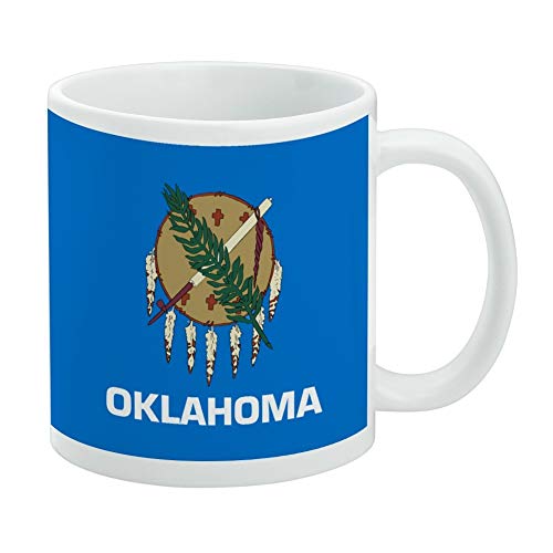 GRAPHICS & MORE Oklahoma State Flag White Mug GRAPHICS & MORE Oklahoma State Flag White Mug von GRAPHICS & MORE