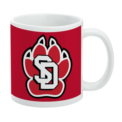 GRAPHICS & MORE South Dakota Keramik-Kaffeetasse mit Primär-Logo, originelles Geschenk für Kaffee, Tee und heiße Getränke, 325 ml, Weiß von GRAPHICS & MORE
