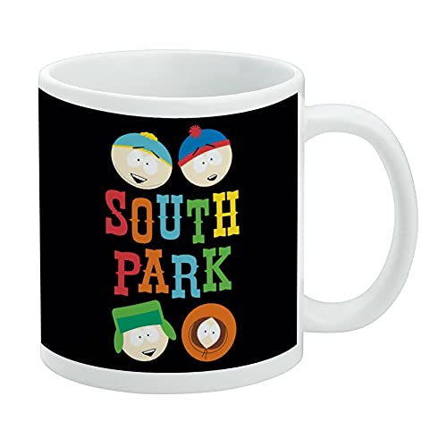 GRAPHICS & MORE South Park Keramik-Kaffeetasse mit Charakter-Logo, originelles Geschenk für Kaffee, Tee und heiße Getränke, 325 ml, Weiß von GRAPHICS & MORE