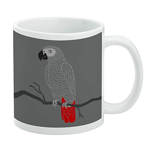 GRAPHICS & MORE Tasse mit Papageienmotiv, Weiß von GRAPHICS & MORE