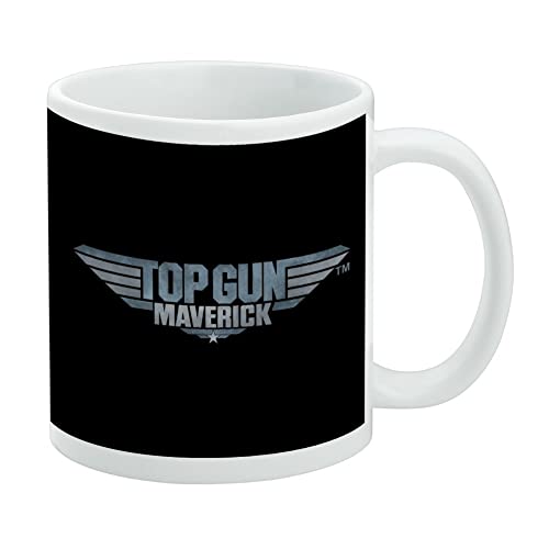 Top Gun: Maverick Logo Keramik Kaffeetasse Neuheit Geschenk Tassen für Kaffee, Tee und heiße Getränke, 325 ml, Weiß von GRAPHICS & MORE