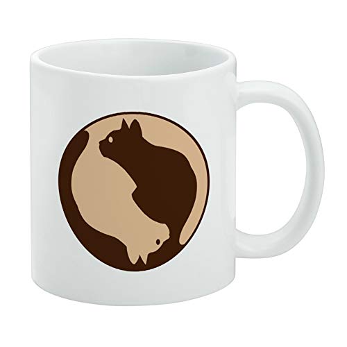 GRAPHICS & MORE Weiße Tasse mit sitzender Silhouette GRAPHICS & MORE Weiße Tasse mit sitzender Silhouette von GRAPHICS & MORE