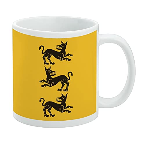 Game of Thrones Clegane Sigil Keramik-Kaffeetasse, originelles Geschenk für Kaffee, Tee und heiße Getränke, 325 ml, Weiß von GRAPHICS & MORE