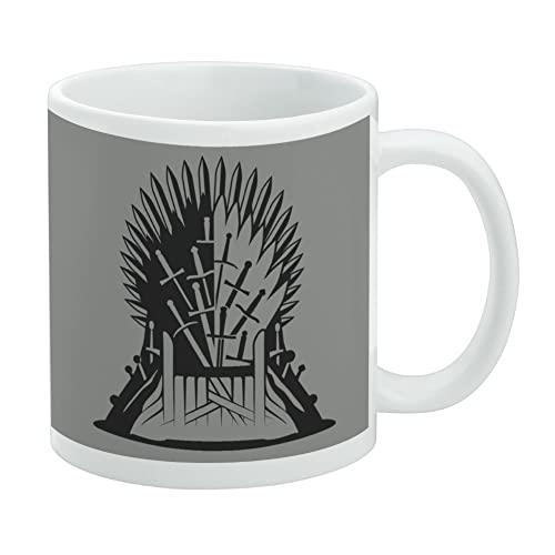 Game of Thrones Eiserner Throne Icon Keramik-Kaffeetasse, Neuheit Geschenk Tassen für Kaffee, Tee und heiße Getränke, 325 ml, Weiß von GRAPHICS & MORE