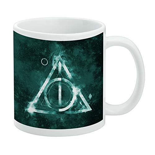 Harry Potter Tasse mit Heiligtümer des Todes, Weiß von GRAPHICS & MORE