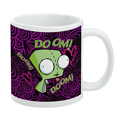 Invader Zim Gir Doom Dance Keramik-Kaffeetasse, originelles Geschenk für Kaffee, Tee und heiße Getränke, 325 ml, Weiß von GRAPHICS & MORE