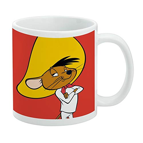 Looney Tunes Speedy Gonzales Keramik-Kaffeetasse, originelles Geschenk für Kaffee, Tee und heiße Getränke, 325 ml, Weiß von GRAPHICS & MORE