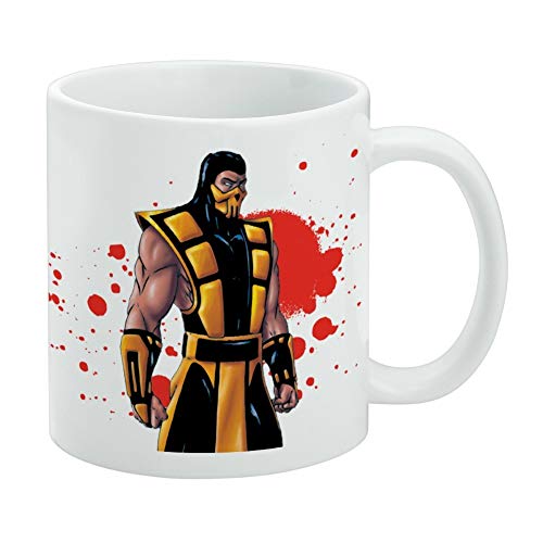 Mortal Kombat Tasse mit Skorpion-Motiv, Weiß Mortal Kombat Tasse mit Skorpion-Motiv, Weiß von GRAPHICS & MORE