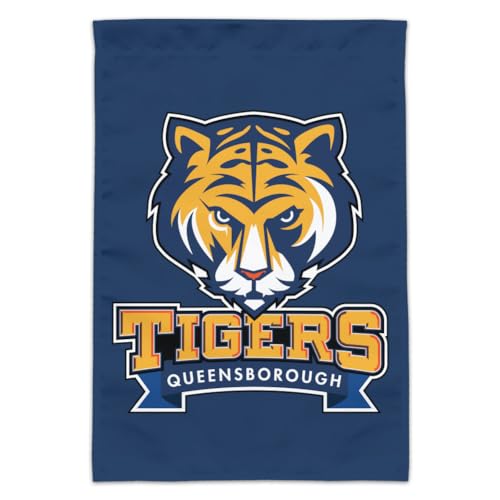 Queensborough Community College Primary Logo Garten Hofflagge (Mast nicht im Lieferumfang enthalten) von GRAPHICS & MORE