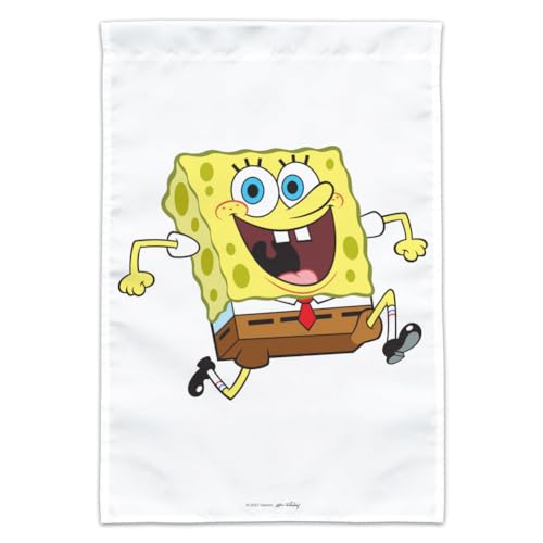 Running SpongeBob Gartenflagge von GRAPHICS & MORE