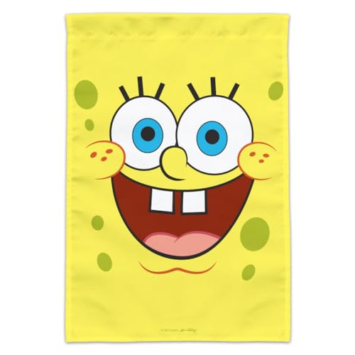 SpongeBob Goofy Smile Face Gartenflagge von GRAPHICS & MORE