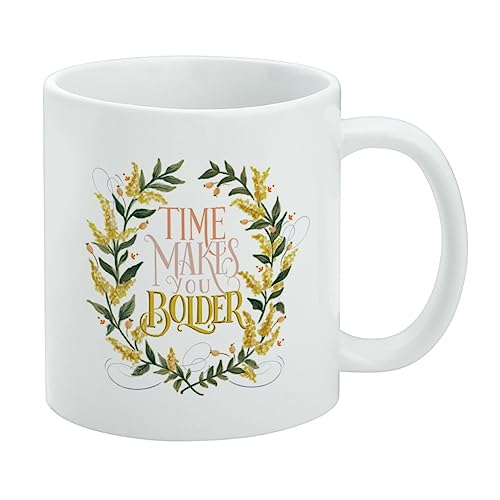 Time Make You Bolder Keramik-Kaffeetasse, originelles Geschenk für Kaffee, Tee und heiße Getränke, 325 ml, Weiß Time Make You Bolder Keramik-Kaffeetasse, originelles Geschenk für Kaffee, Tee und heiße Getränke, 325 ml, Weiß von GRAPHICS & MORE