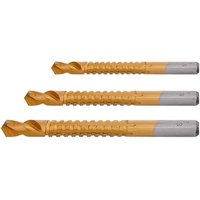 3 tlg. Fräsbohrer HSS 5,6,8 mm, HSS-TiN von GRAPHITE