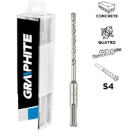 5 x SDS Plus Quatro Betonbohrer S4 2x110 mm 3x160 mm von GRAPHITE